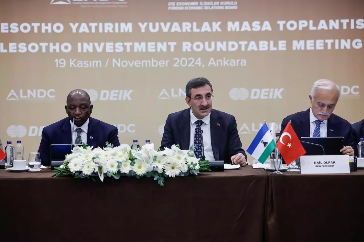 Türkiye-Lesotho Ticaret Hedefi 50 Milyon Dolar