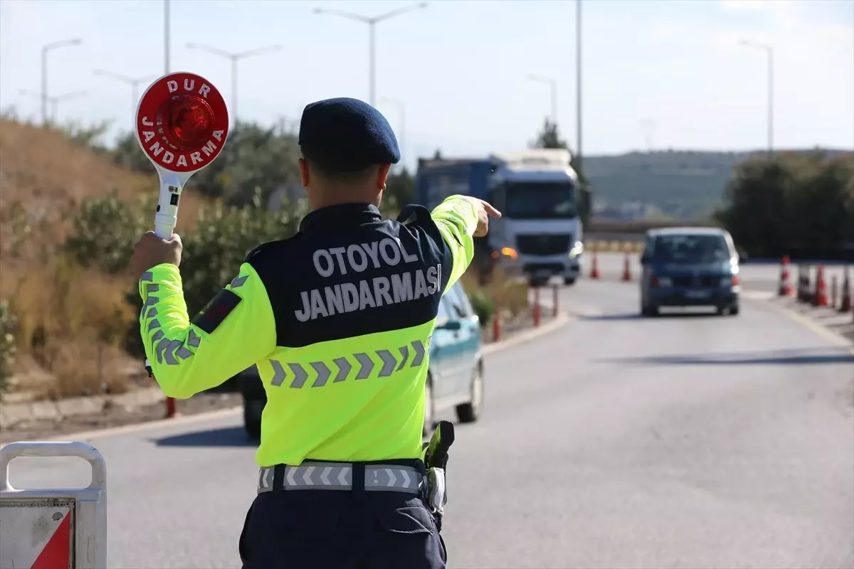 Hatay\'da Cayrokopterli Trafik Denetimi