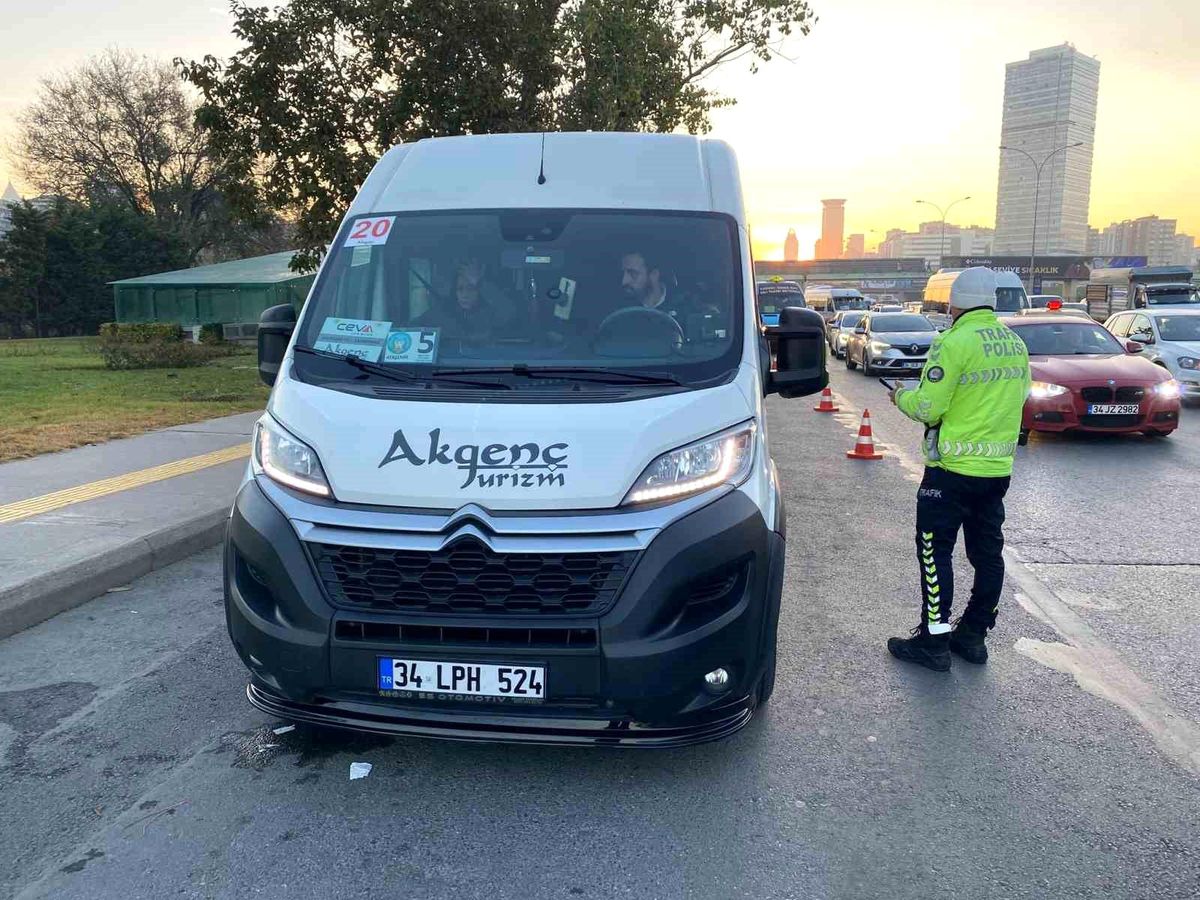 İstanbul\'da Okul Servislerine Cezalar