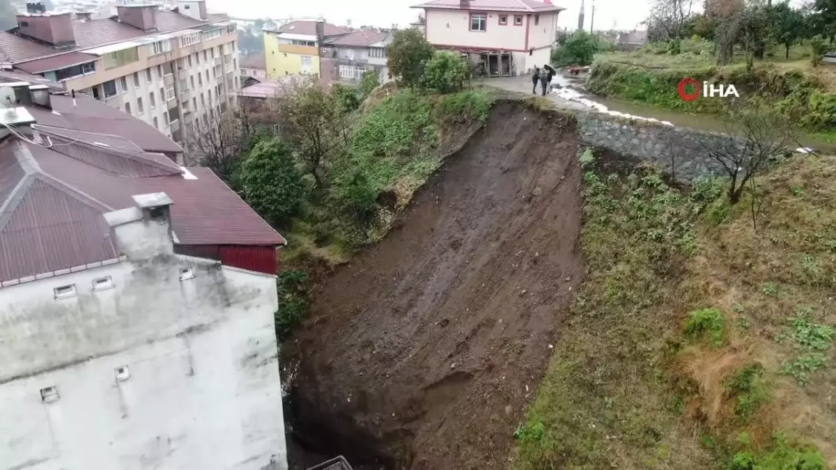 Rize\'de Heyelan: 1 Ölü, 4 Yaralı