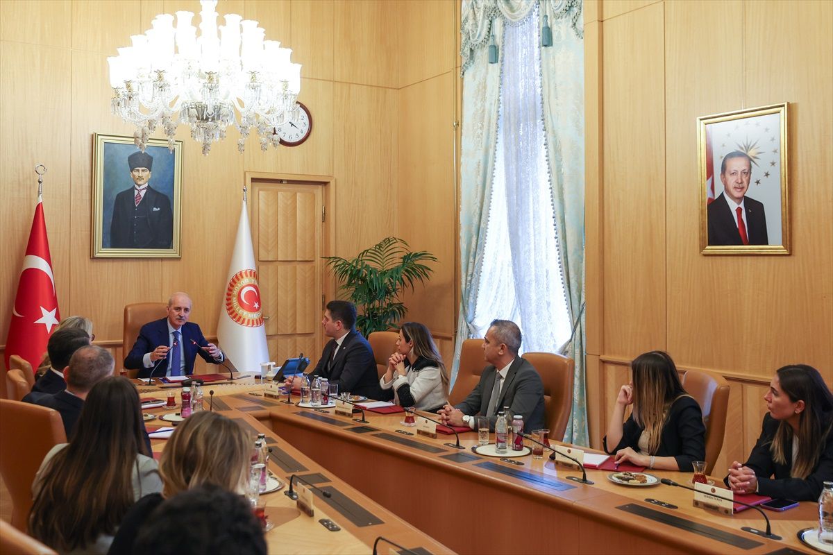 TBMM Başkanı Kurtulmuş EGİAD\'ı kabul etti