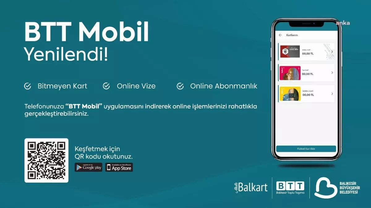 Balıkesir\'de BTT Mobil Uygulaması Yenilendi