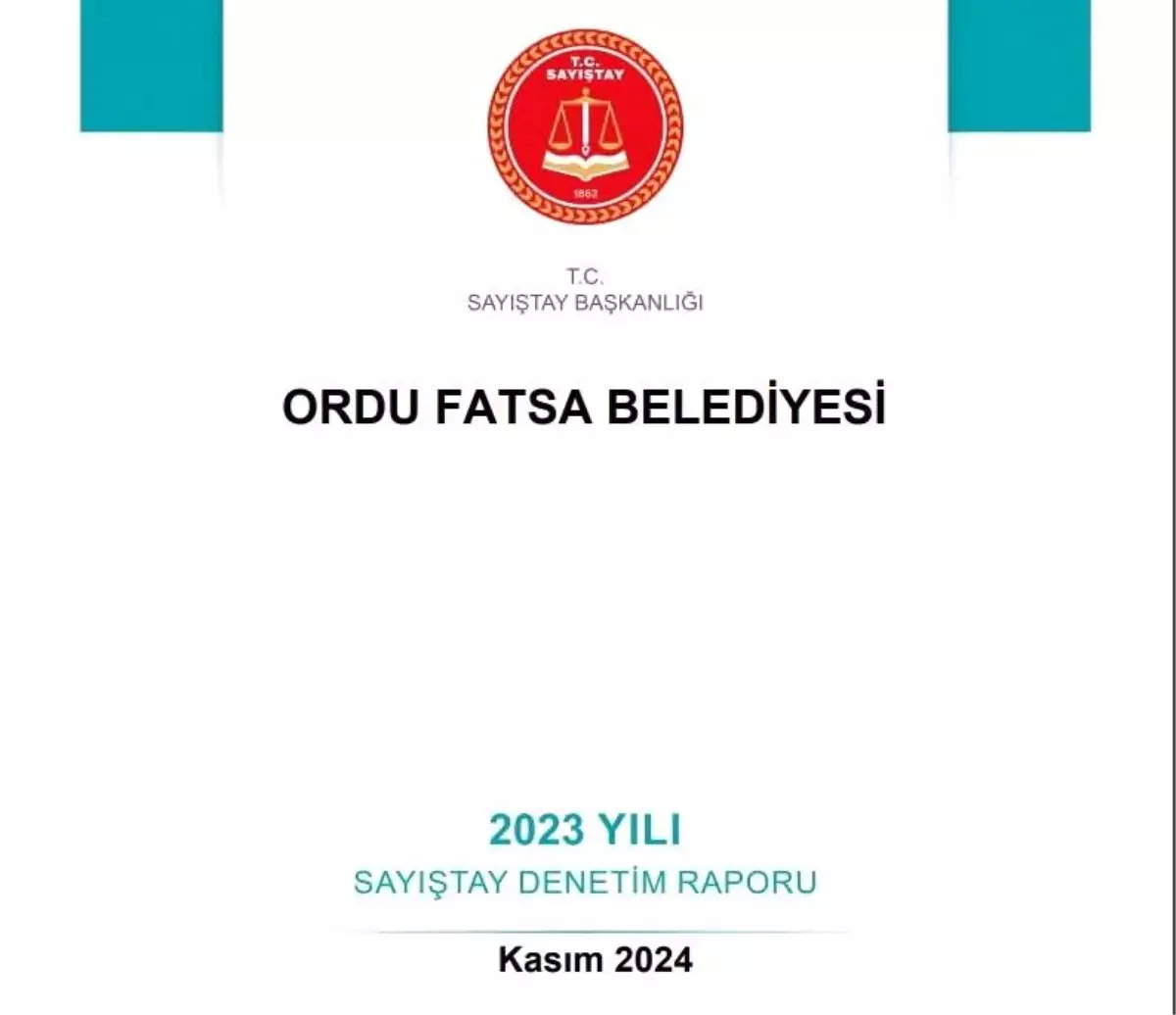 Fatsa Belediyesi 2023 Denetim Raporu\'nda Ciddi Aksaklıklar Tespit Edildi