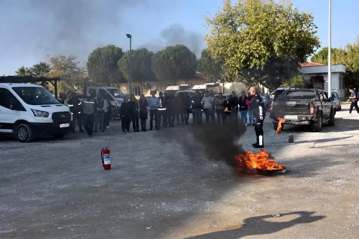 Germencik Belediyesi Personeline Temel Yangın Eğitimi