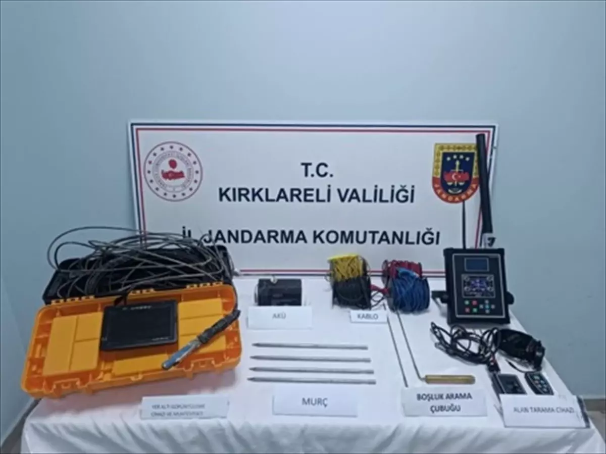 Kırklareli\'nde Uyuşturucu ve Kaçak Kazı Operasyonu