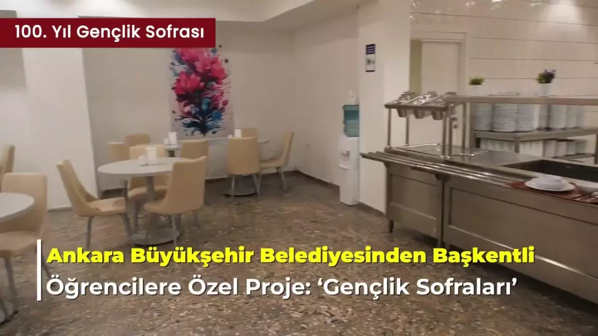 Ankara\'da Gençler İçin Ücretsiz Yemek Servisi Başlıyor