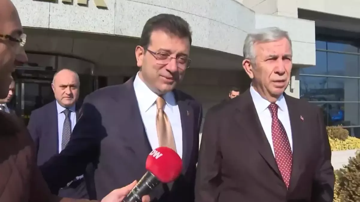 Ankara\'da sürpriz görüşme: Ekrem İmamoğlu ve Mansur Yavaş bir araya geldi