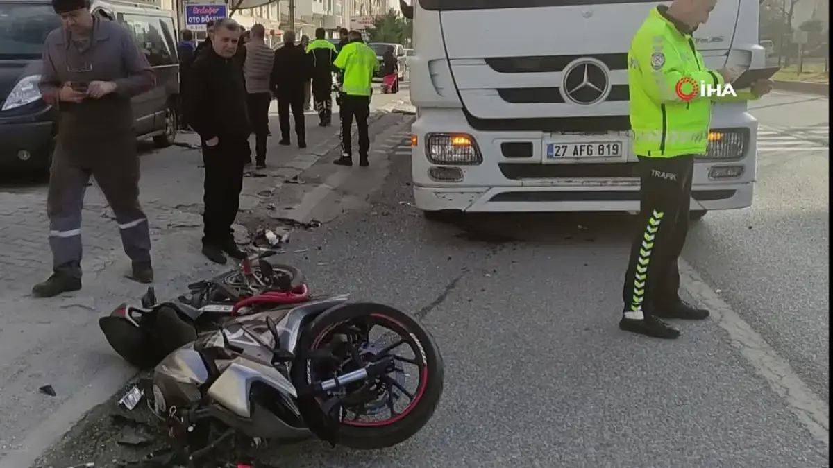 Tek Teker Kazası: Motosiklet Sürücüsü Yaralandı