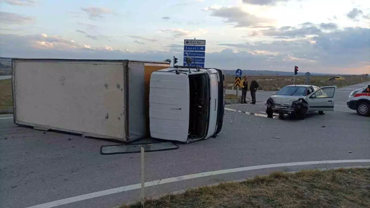 Tekirdağ\'da Işık İhlali Kazası