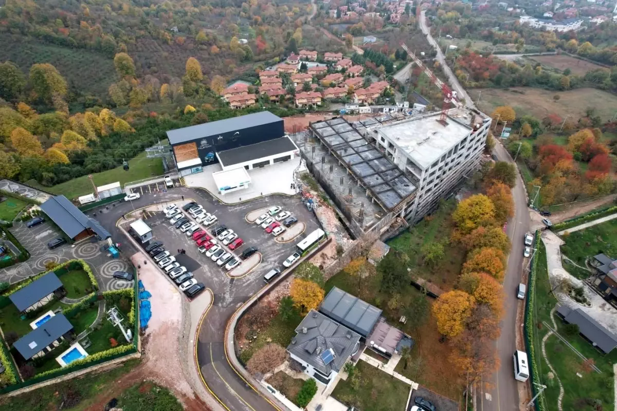 Kartepe Teleferik Projesi İçin Katlı Otoparkta Kaba İnşaat Tamamlandı