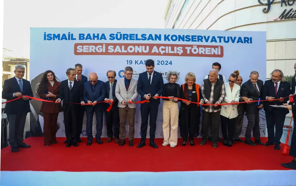 İsmail Baha Sürelsan Sergi Salonu Antalya\'da Açıldı