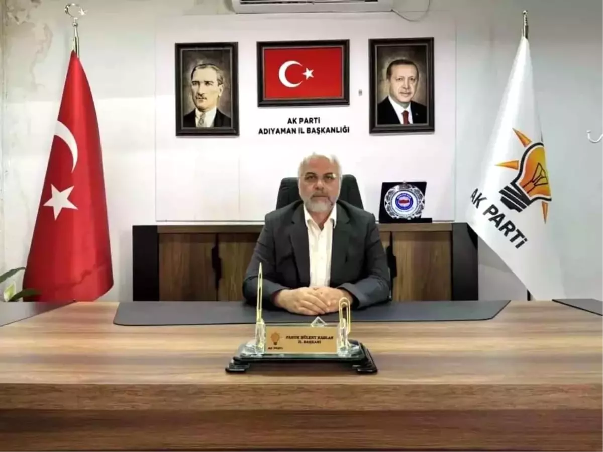 AK Parti Adıyaman İl Başkanı Kablan, Çamur ve Çukur Sorununu Gündeme Getirdi