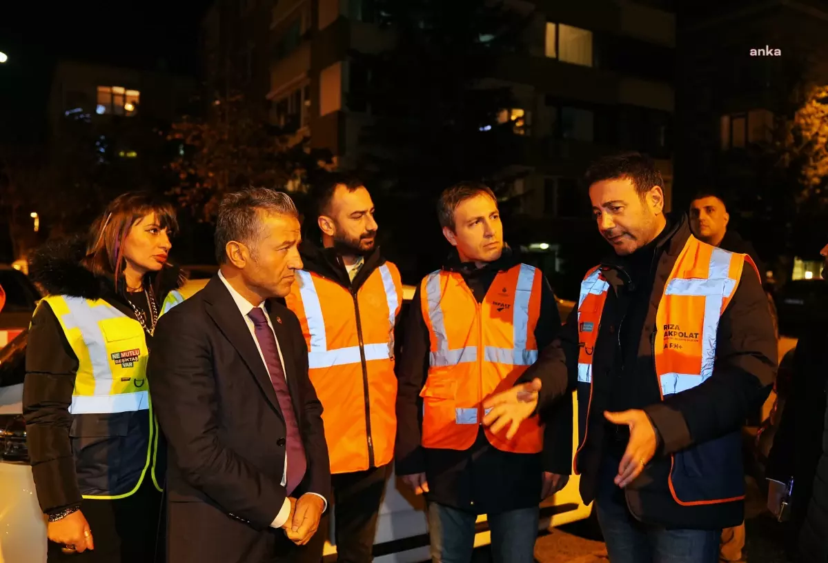 Beşiktaş\'ta Yol Bakım ve Onarım Çalışmaları Tamamlandı