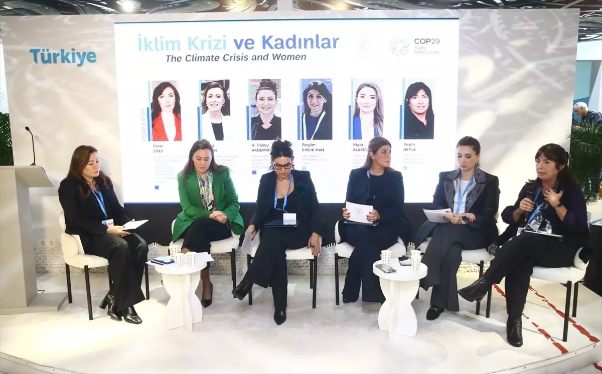 COP29\'da Kadınların İklim Rolü Konuşuldu