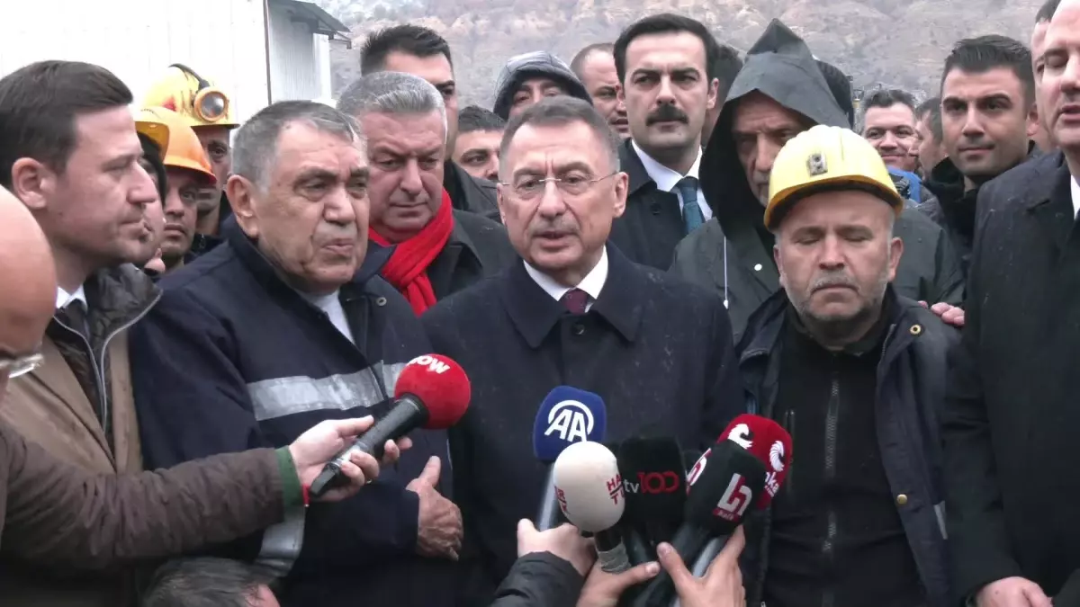 Fuat Oktay, Çayırhan Termik Santrali\'nde: "Ortak Bir Çözüm Geliştirilmesi Konusunda Görüşmeler Devam Ediyor"