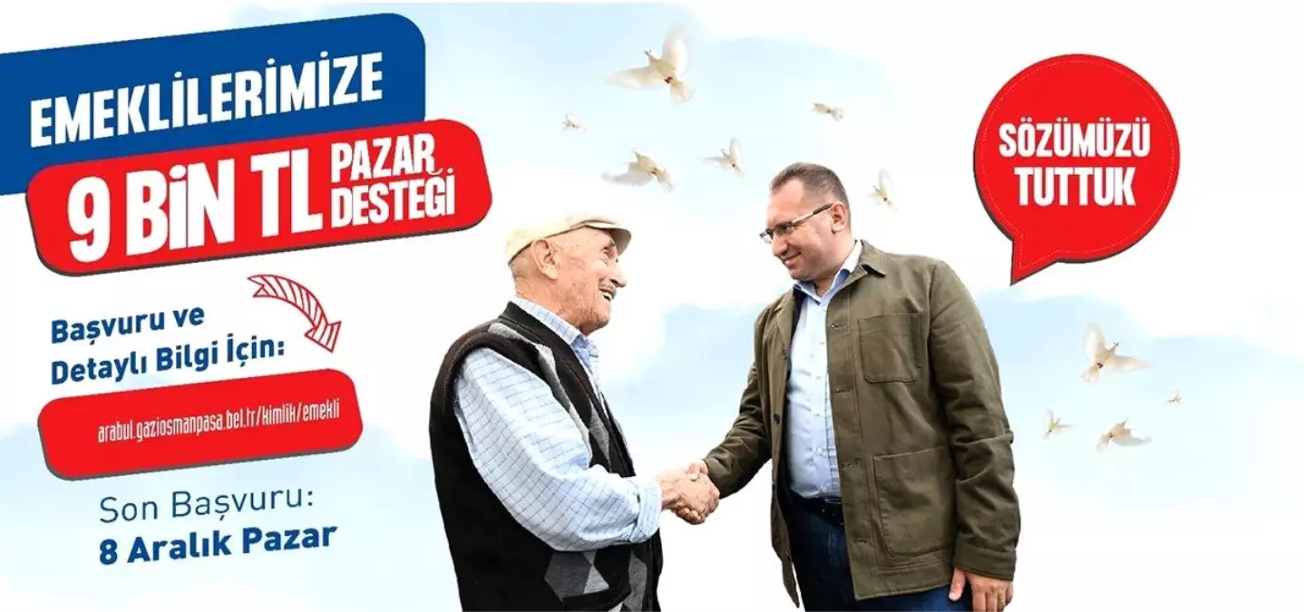 Gaziosmanpaşa\'da Emeklilere Pazar Desteği Programı Başladı