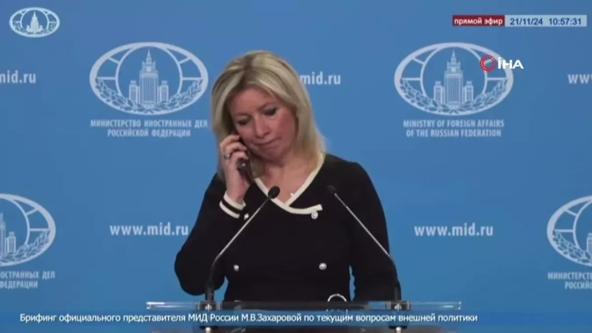 Zaharova\'ya Balistik Füze Uyarısı