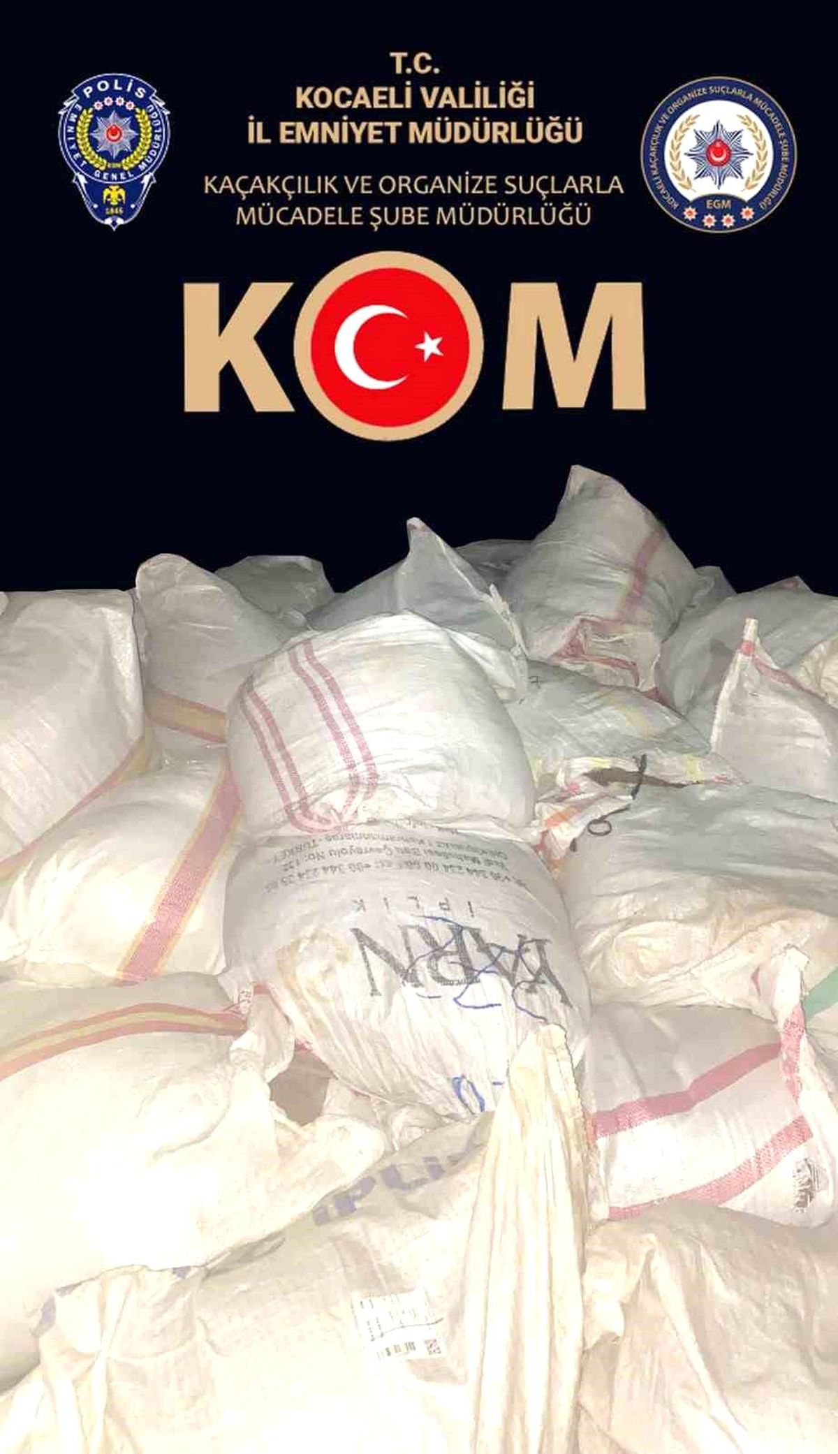 TEM Otoyolunda 5 Ton Kaçak Tütün Ele Geçirildi