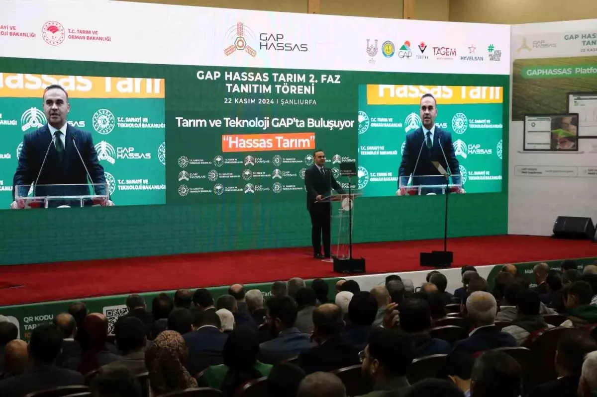 Bakan Yumaklı ve Bakan Kacır Şanlıurfa\'da GAP Hassas Tarım 2. Faz Tanıtım Töreni\'ne katıldı