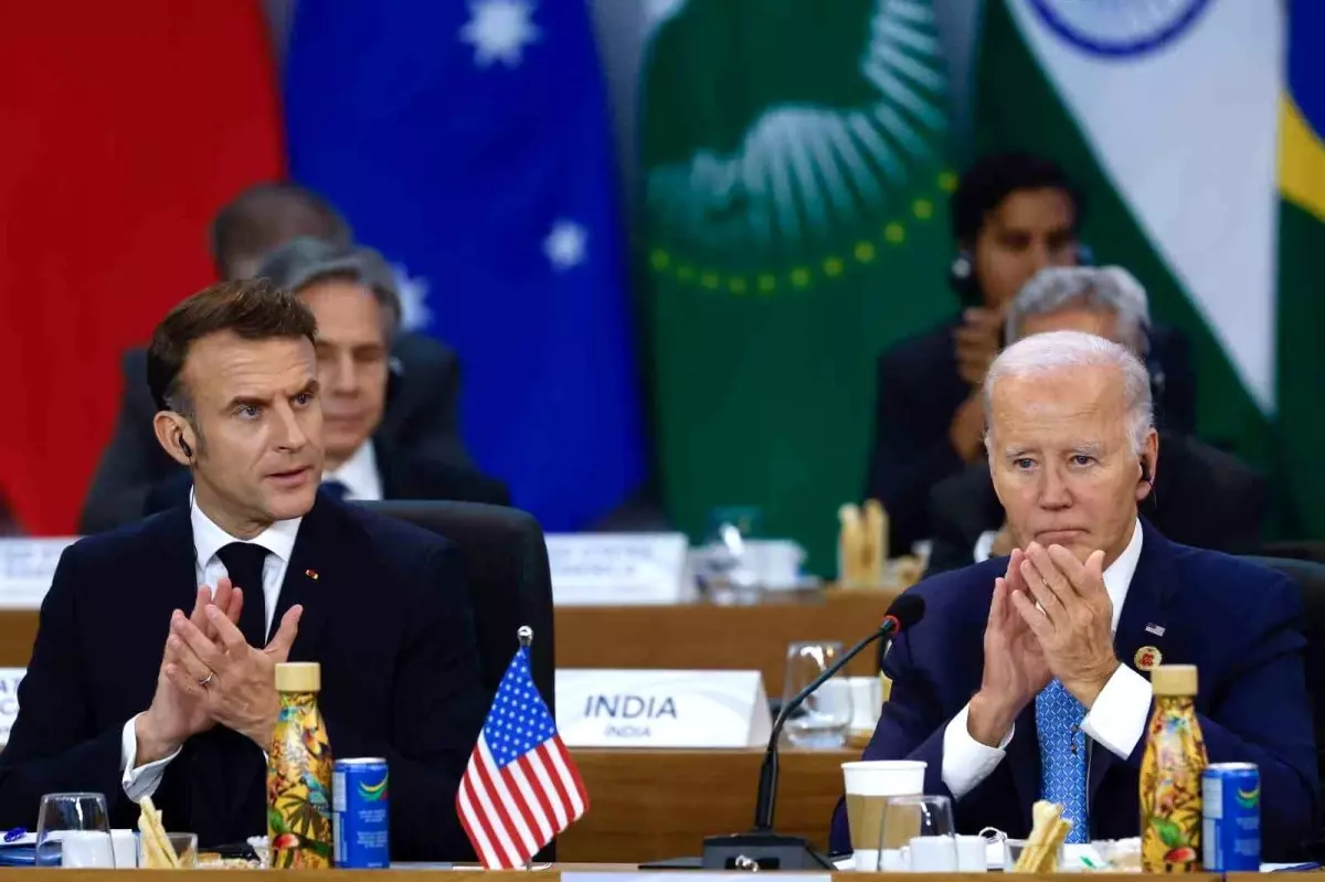 Biden ve Macron\'dan Ukrayna ve Orta Doğu Değerlendirmesi