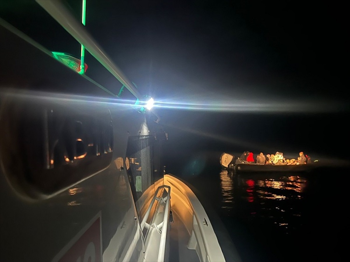 Bodrum\'da Düzensiz Göçmen Operasyonu