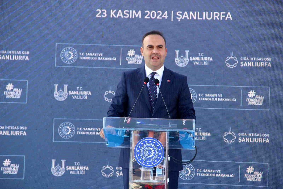 Bakan Kacır: "22 yıl önce Şanlıurfa\'da sadece 1 OSB varken, bugün bu sayı 5\'e yükseldi"