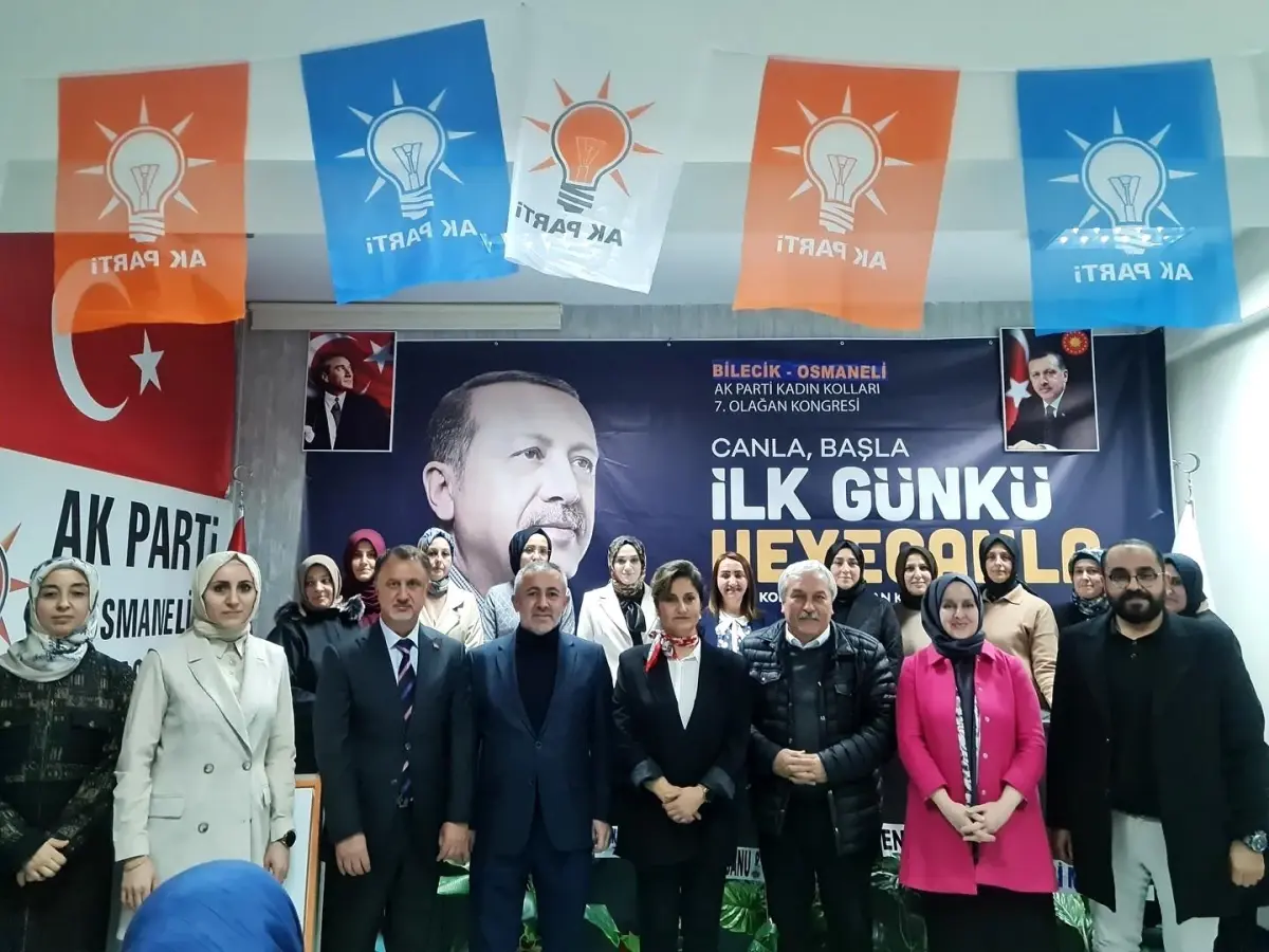 AK Parti Osmaneli Kadın Kolları Kongresi Gerçekleşti