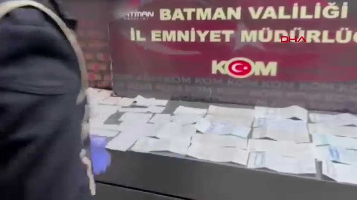 Batman\'da Tefecilik Operasyonu: Şüpheli Tutuklandı