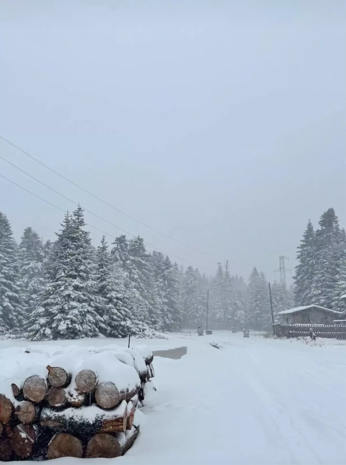 Bursa\'da Mevsimin İlk Kar Yağışı Etkili Oluyor