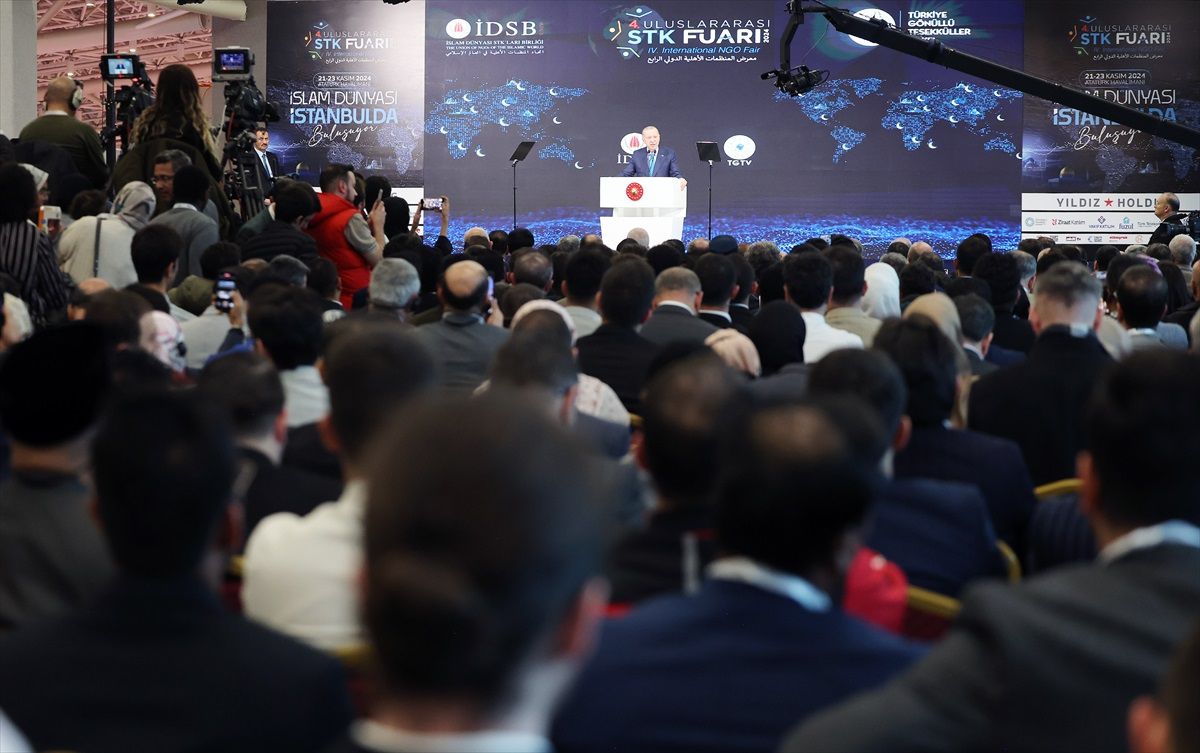 Cumhurbaşkanı Erdoğan "4. Uluslararası STK Fuarı"nda konuştu: (1)