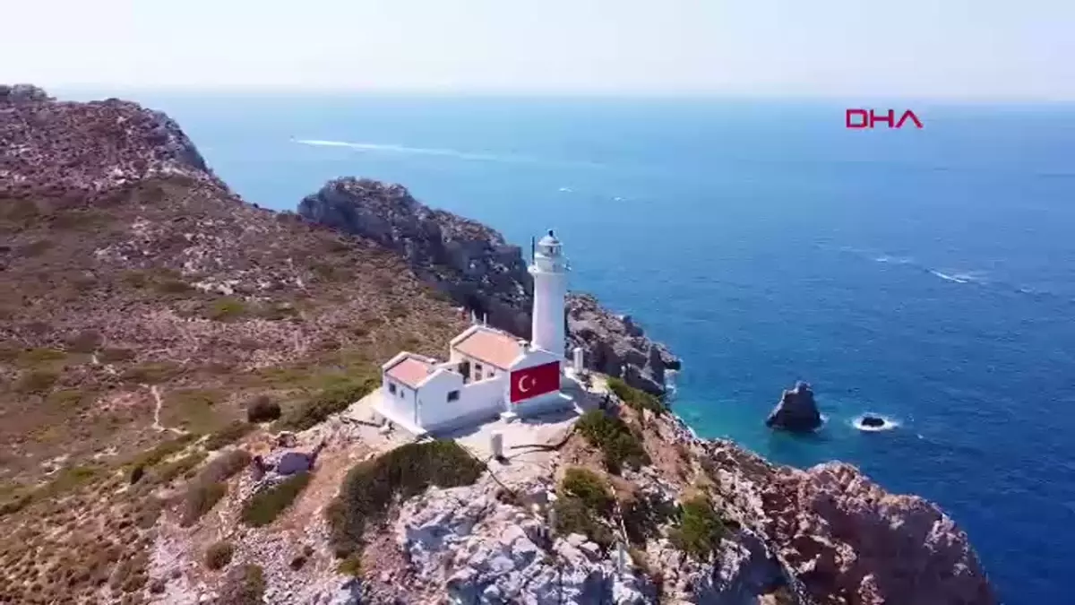 Knidos Antik Kenti\'nin Güzellikleri Havadan Görüntülendi