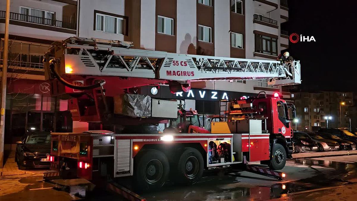 Kayseri\'de Yangın Paniği