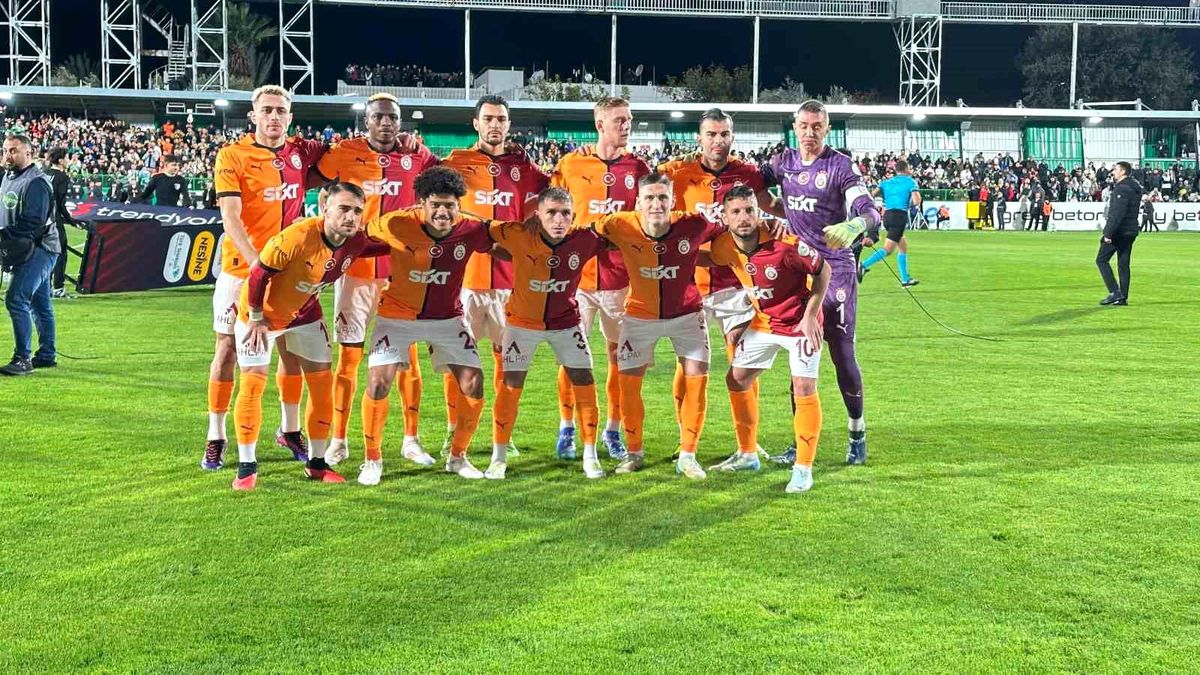 Galatasaray, Bodrum FK Maçında 2 Değişiklikle Başladı