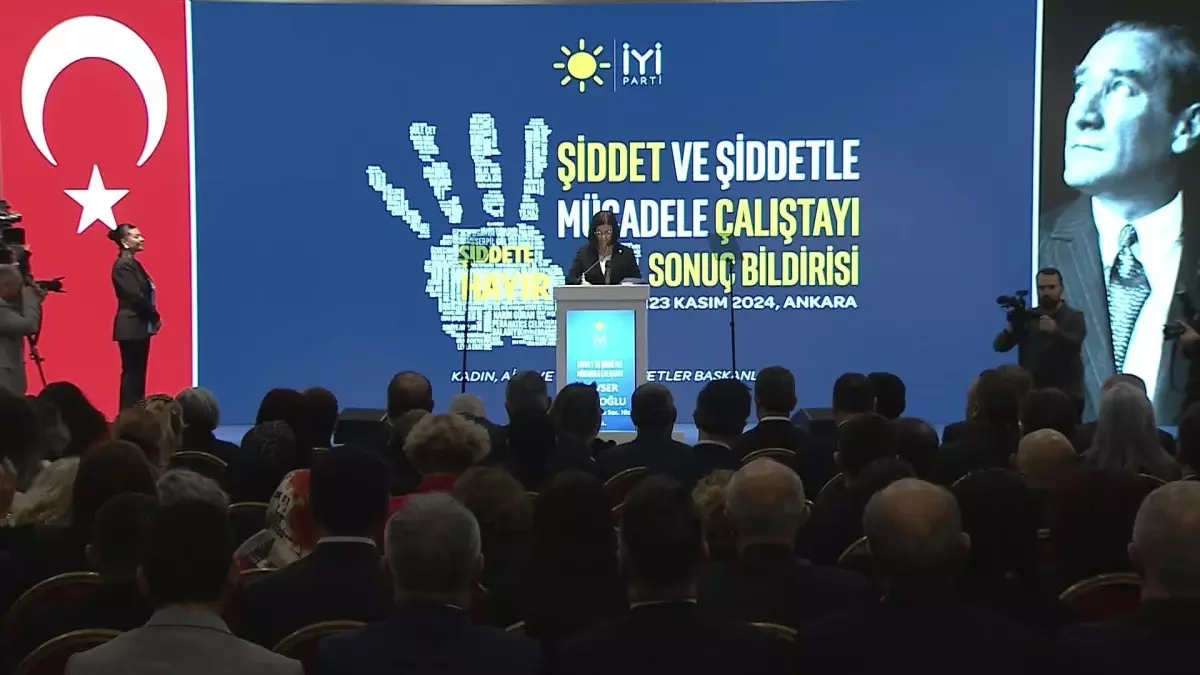 İYİ Parti Şiddetle Mücadele Eylem Planı Açıklandı