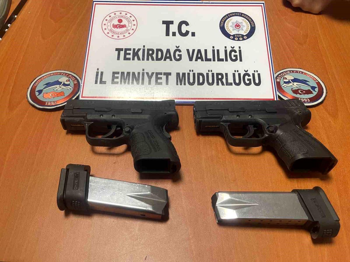 Tekirdağ\'da Motosikletli Polis Denetimi