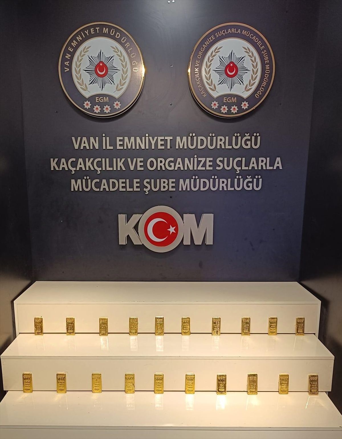 Van\'da 20 Kilogram Kaçak Altın Ele Ge geçti