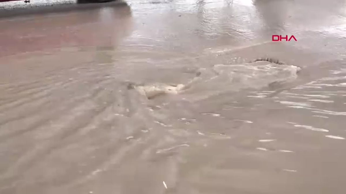 Elazığ\'da Sağanak Yağış Hayatı Olumsuz Etkiledi