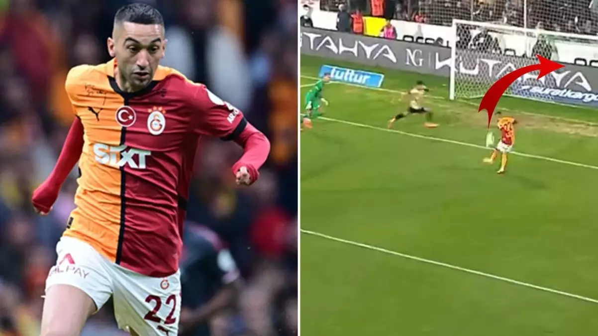 Hakim Ziyech, kaçırdığı golle Avrupa\'da manşet oldu