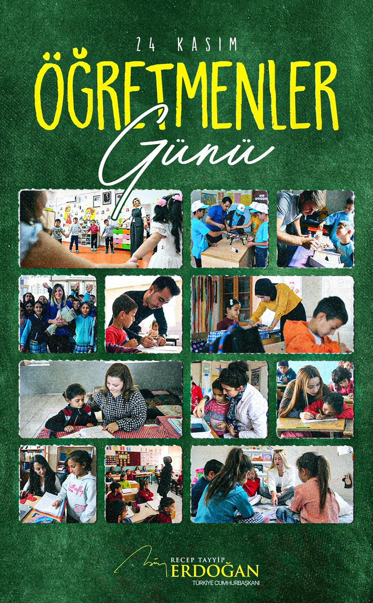İstanbul -Cumhurbaşkanı Erdoğan\'dan \'Öğretmenler Günü\' paylaşımı
