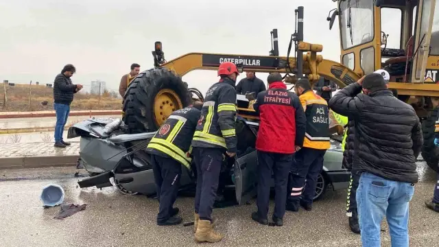 Elazığ'da Trafik Kazası: Sürücü Hayatını Kaybetti