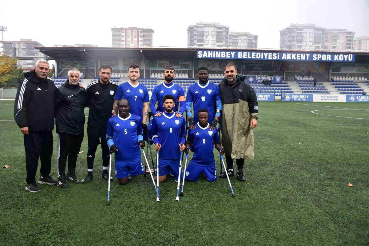 Şahinbey Ampute Futbol Takımı Sezona Galibiyetle Başladı