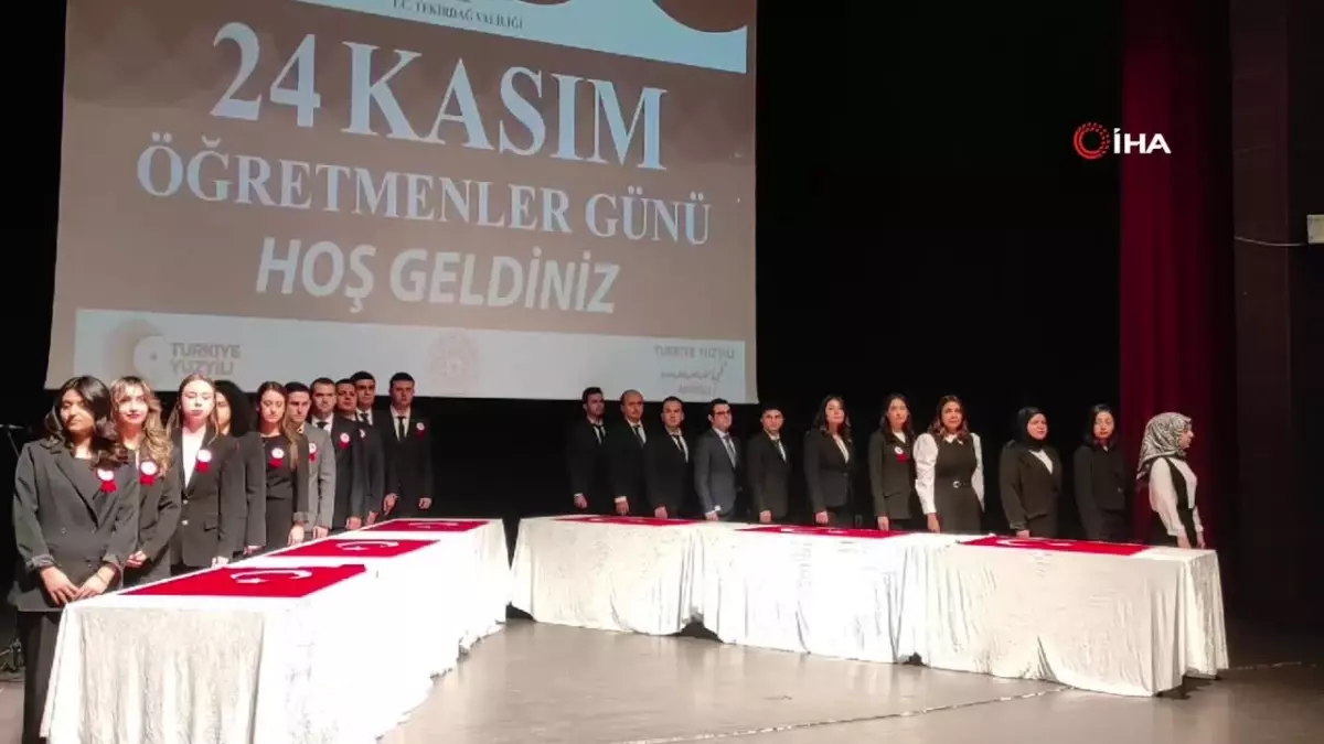 Tekirdağ\'da mesleğe yeni başlayan öğretmenler yemin etti