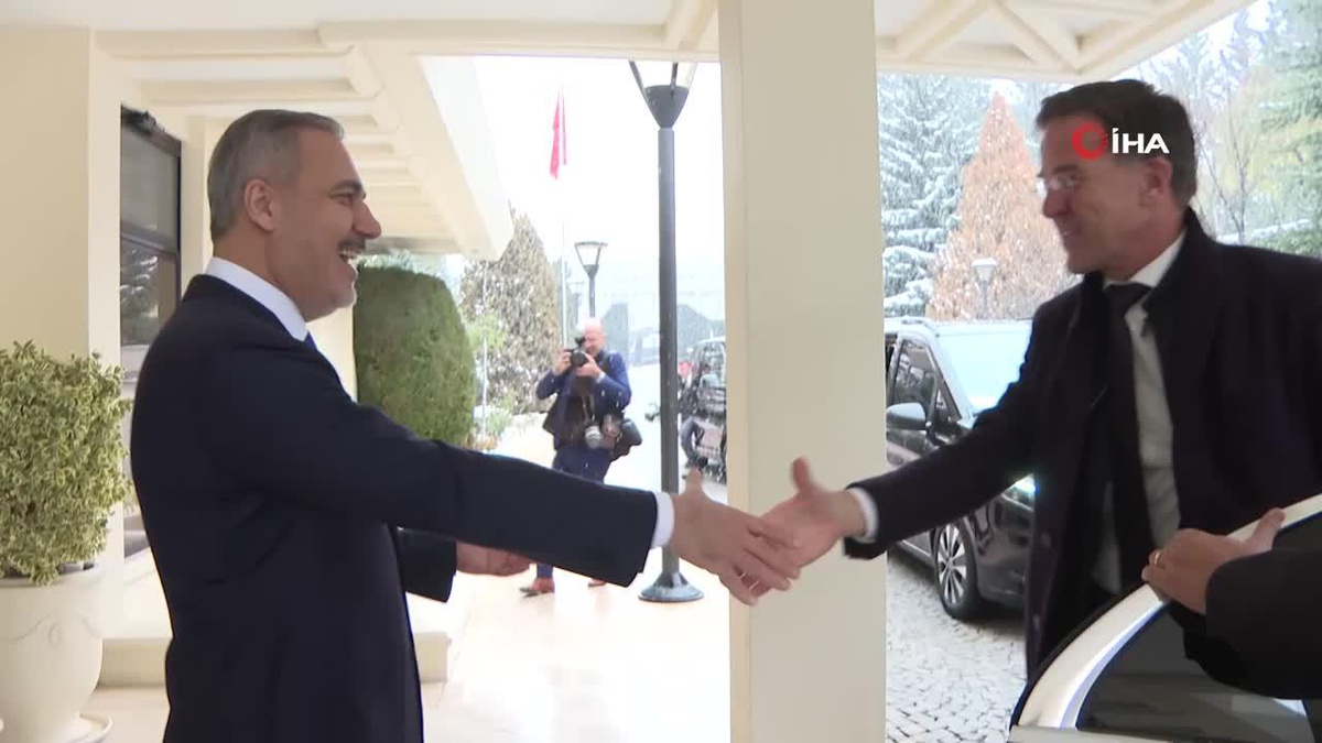 Fidan ve Rutte Ankara'da Bir Araya Geldi - Son Dakika