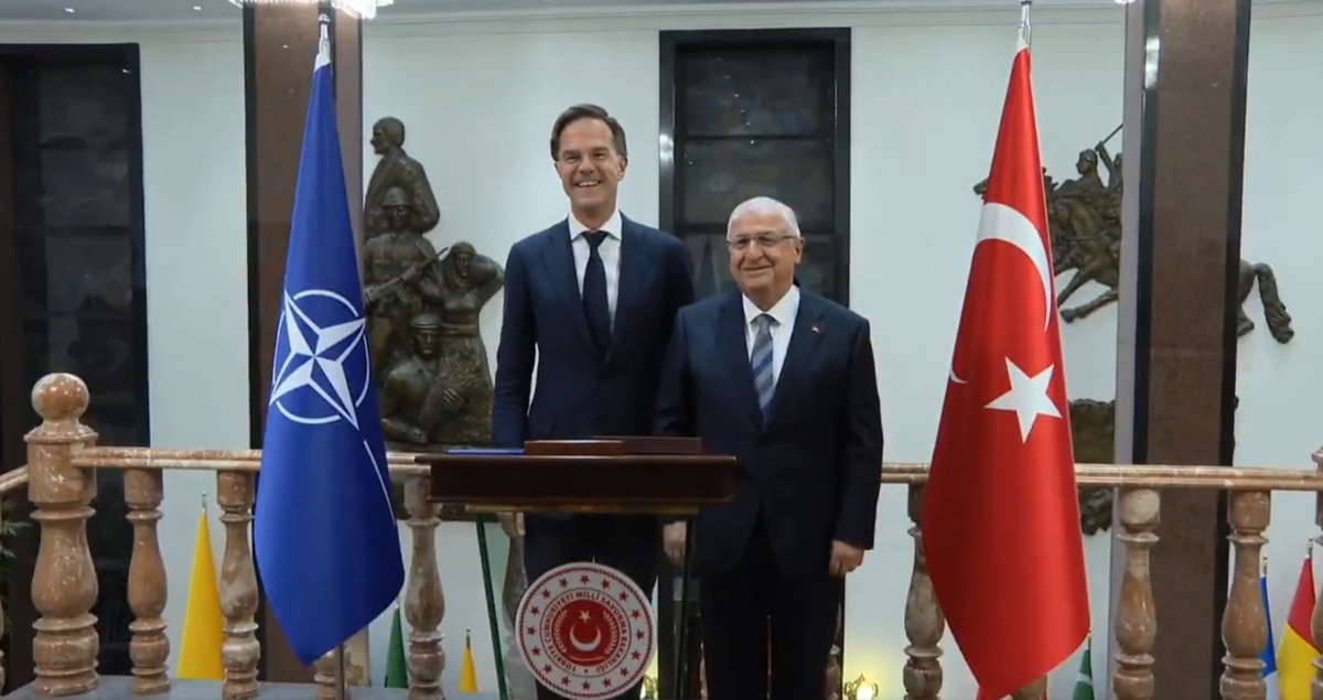 Milli Savunma Bakanı Güler, NATO Genel Sekreteri Rutte ile Görüştü
