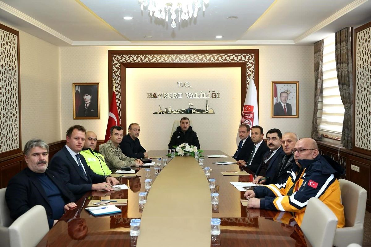 Bayburt\'ta Kar Kriz Masası Kuruldu