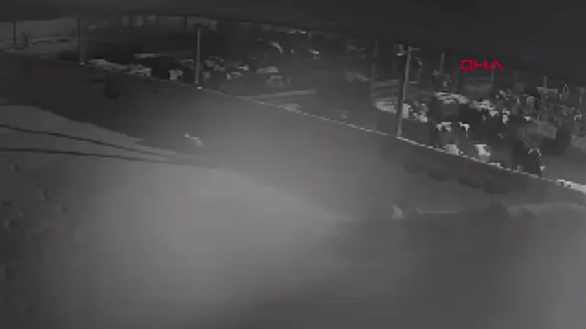 Kayseri\'de Ahır Çöktü: Güvenlik Kamerasında Korkutucu Anlar