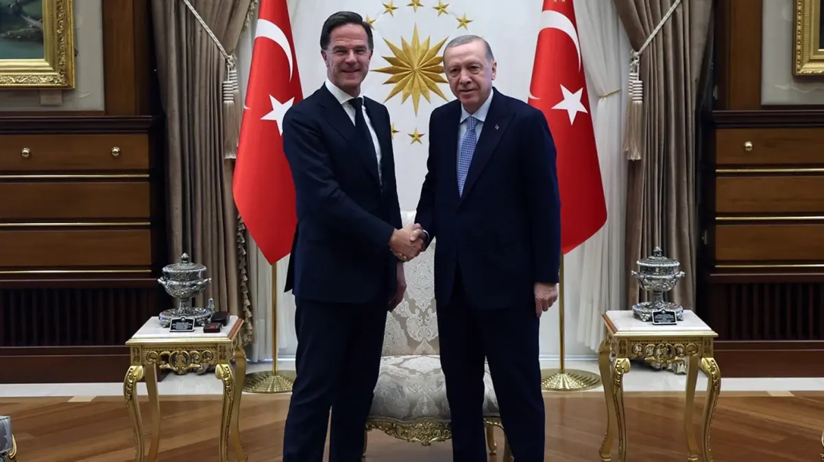 Cumhurbaşkanı Erdoğan, NATO Genel Sekreteri Rutte\'yi ağırladı