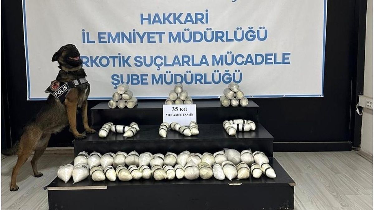 Yüksekova\'da 35 Kilo Metamfetamin Ele Geçirildi