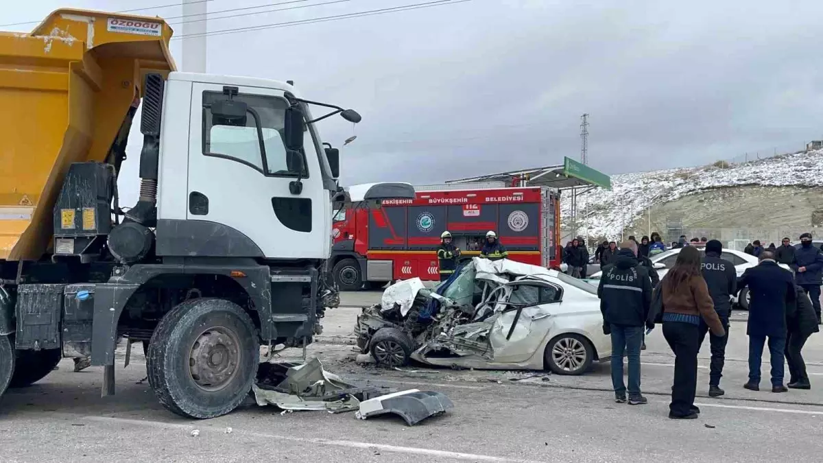 Eskişehir\'de Trafik Kazası: 1 Ölü