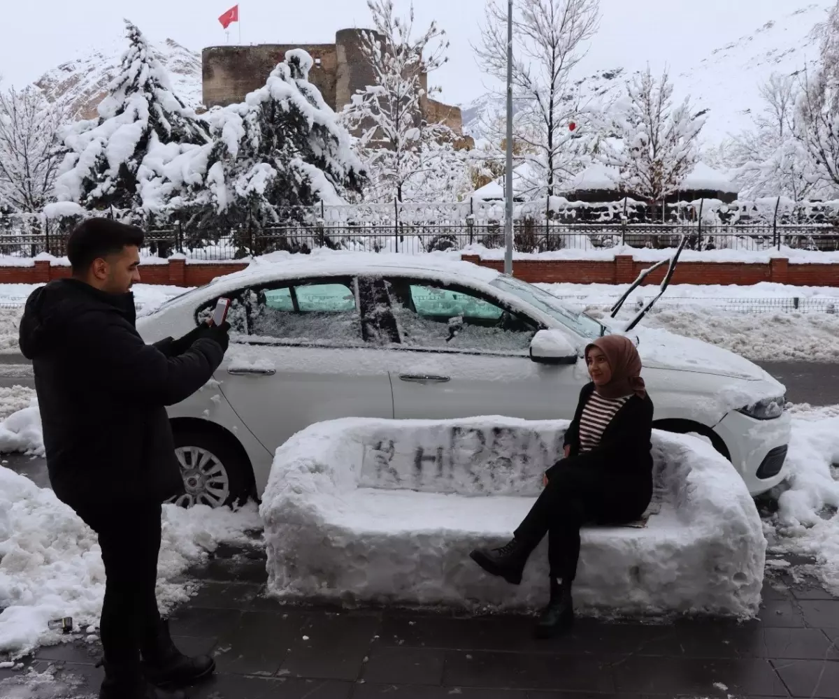 Erzurum\'da Kardan Koltuk Eğlencesi